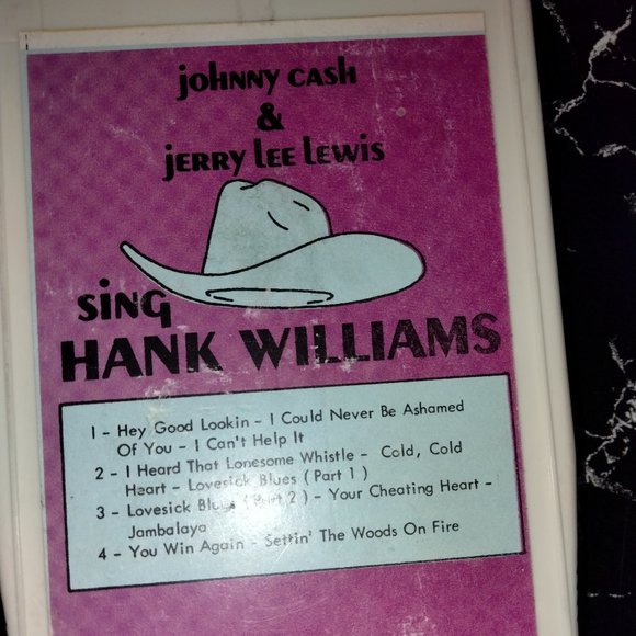 INSANELY RARE JOHNNY CASH JERRY LEE LEWIS HANK WILLIAMS 8TRACK
